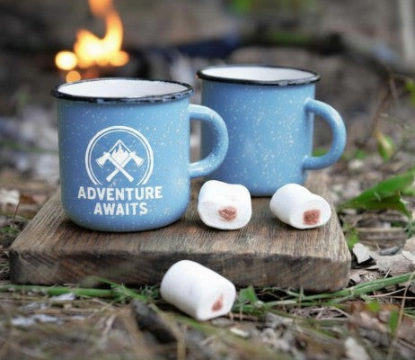 Custom Ceramic Campfire Coffee Mugs