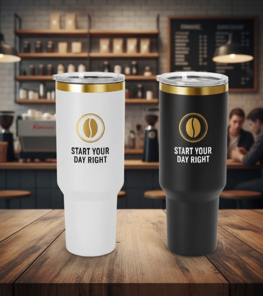 Custom Gold 40 OZ Tumblers
